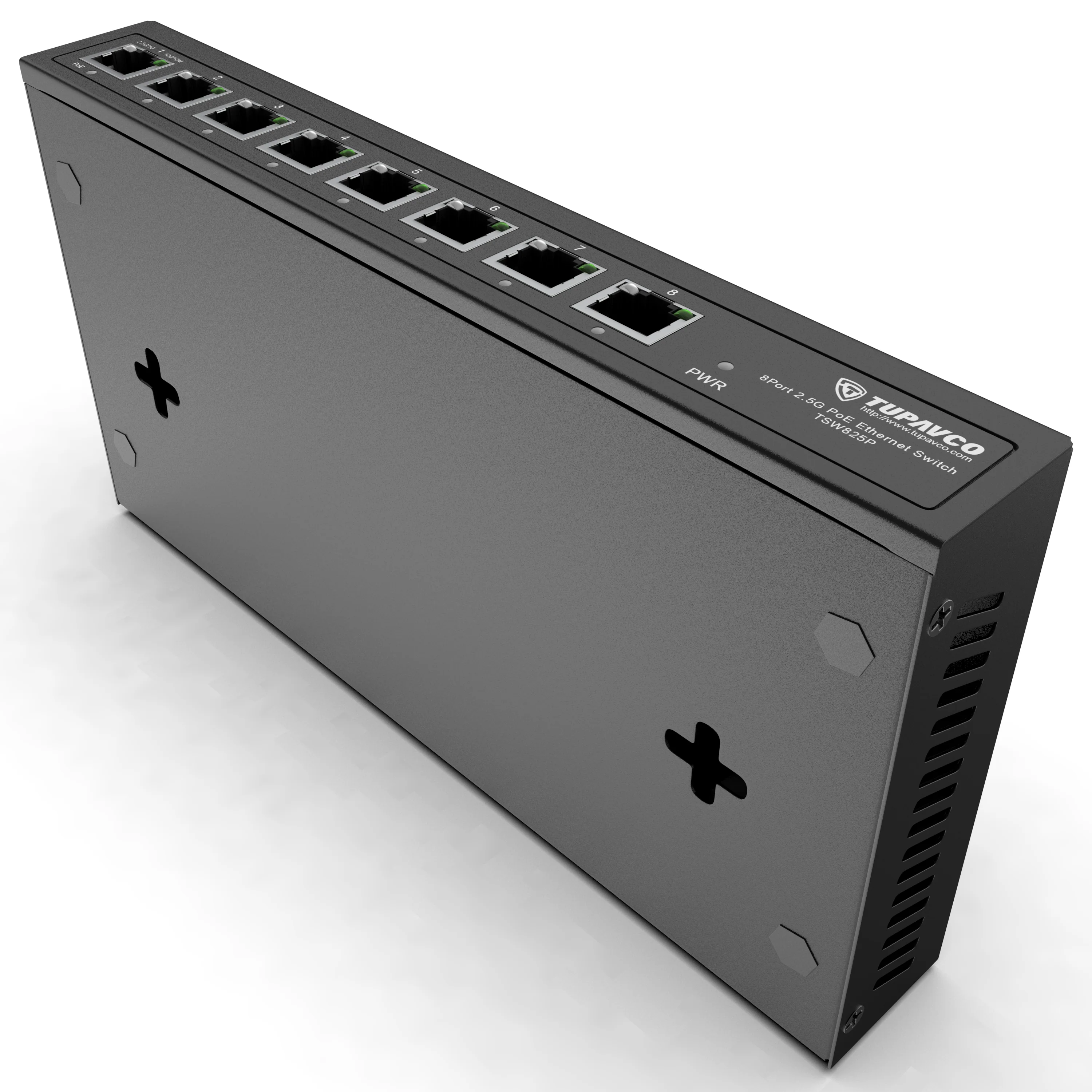 2.5GB Switch (8 Port) PoE++ for Ethernet Network - High Speed 10M/100M/1G/2.5G Gigabit (802.3bz) - Tupavco TP1981 - Image 10