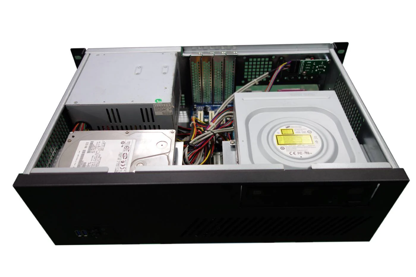 3U Server Chassis - Compact 12" Deep 19" Rackmount ATX Computer Case - Tupavco TP1833 - Image 8