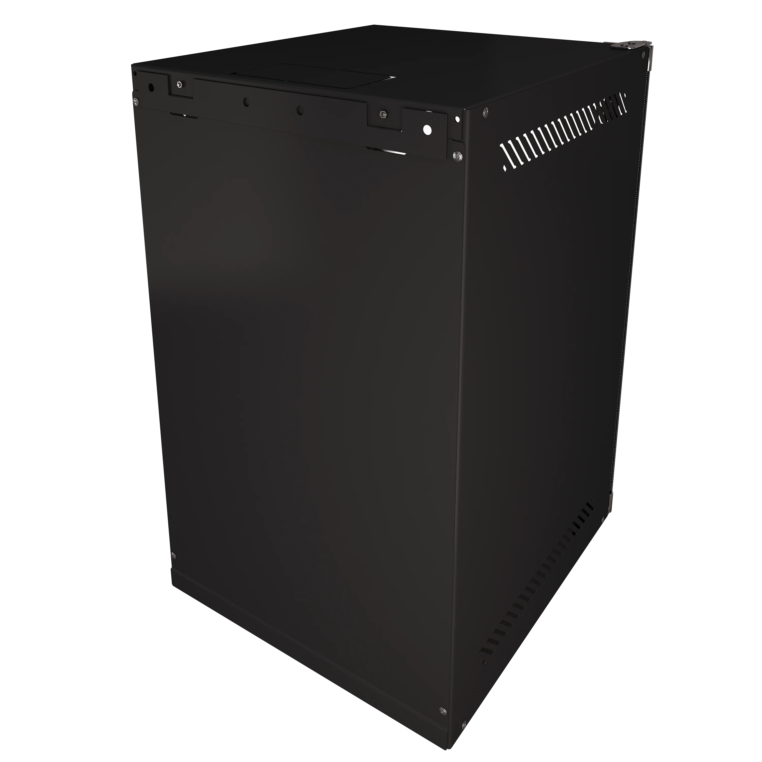 9U Portable 10" Network Cabinet Half-Rack SOHO Floor/Wall Mount Glass Door Secured Lock - Image 3