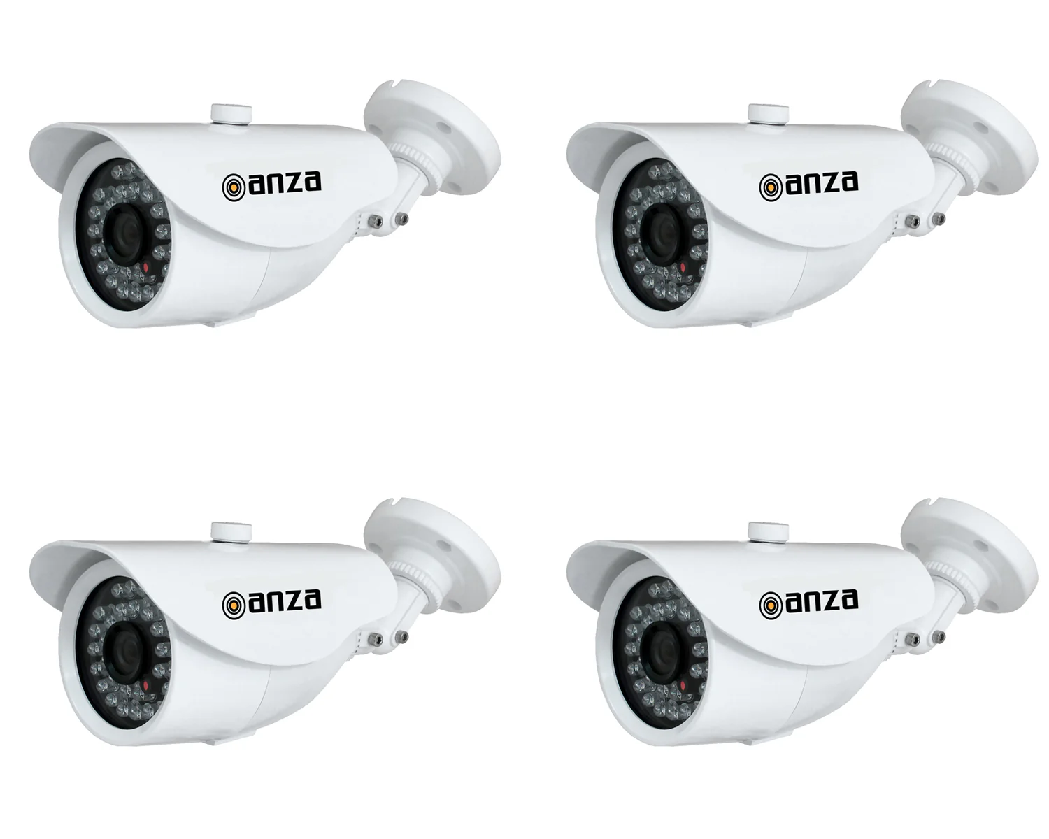Bullet Camera 4 in 1 HD 720p AHD/CVI/TVI and CVBS 800TVL IP66 Outdoor/Indoor Megapixel High Definition 1/4" 3.6mm Lens Day/Night 24 LED - Image 3