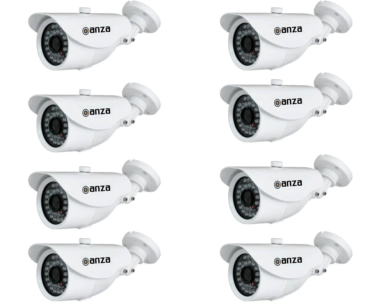 Bullet Camera 4 in 1 HD 720p AHD/CVI/TVI and CVBS 800TVL IP66 Outdoor/Indoor Megapixel High Definition 1/4" 3.6mm Lens Day/Night 24 LED - Image 4