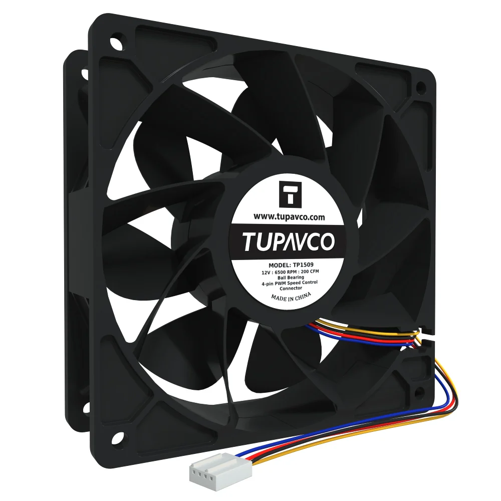 Cooling Miner Fan 6500RPM (200CFM) 120mm/4in (12V/4pin) for GPU Mining Rig - Image 3