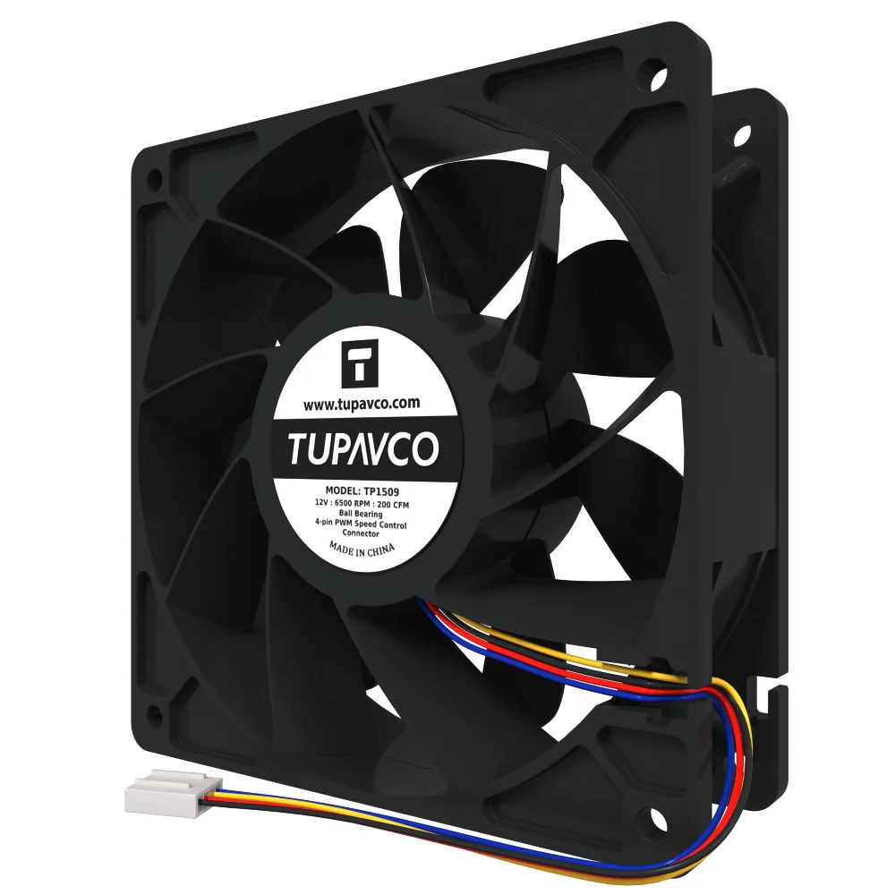 Cooling Miner Fan 6500RPM (200CFM) 120mm/4in (12V/4pin) for GPU Mining Rig - Image 5