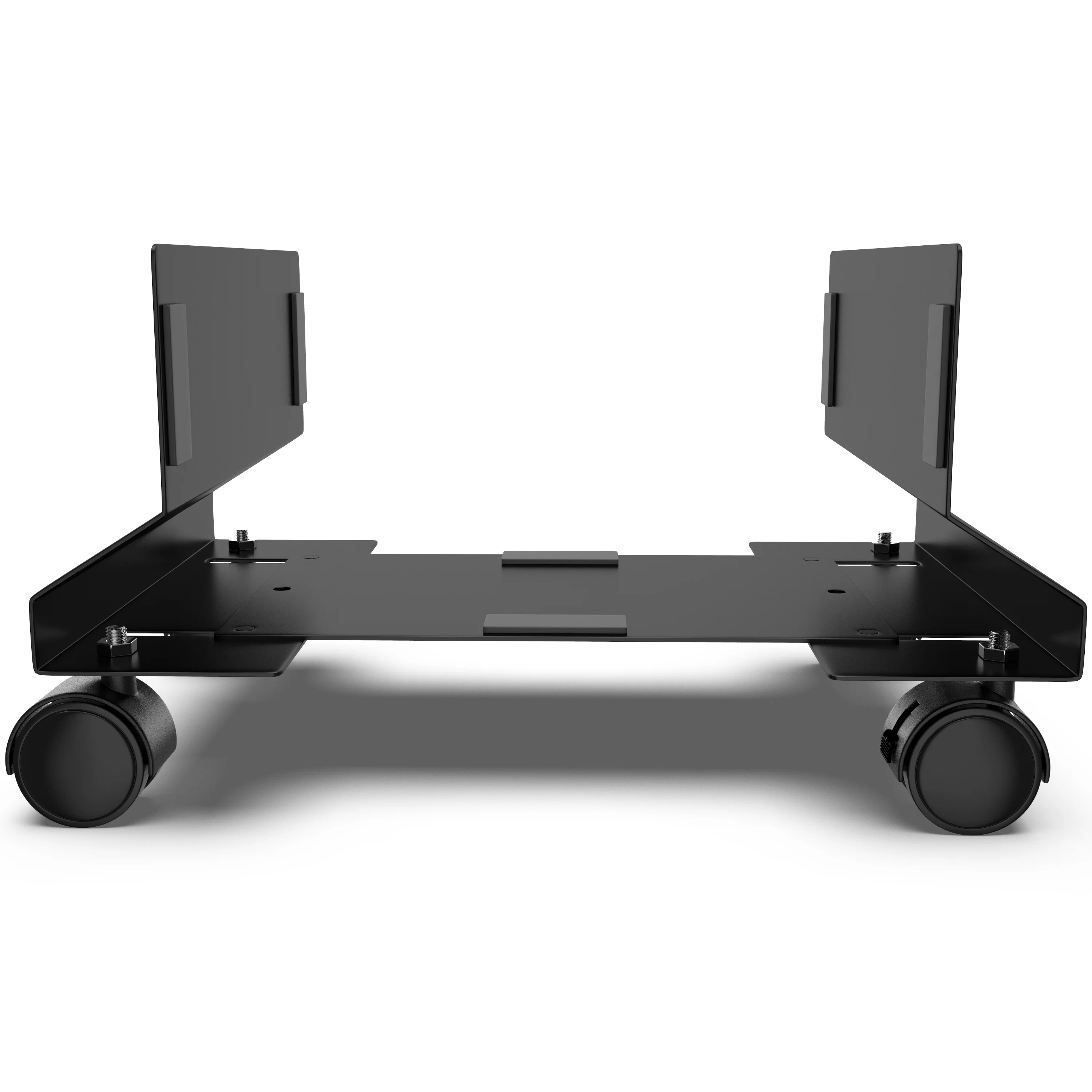 CPU Holder - Under Desk Floor Mobile Stand for Desktop Computer ATX Tower w/ Lockable Rolling Wheels - Image 3