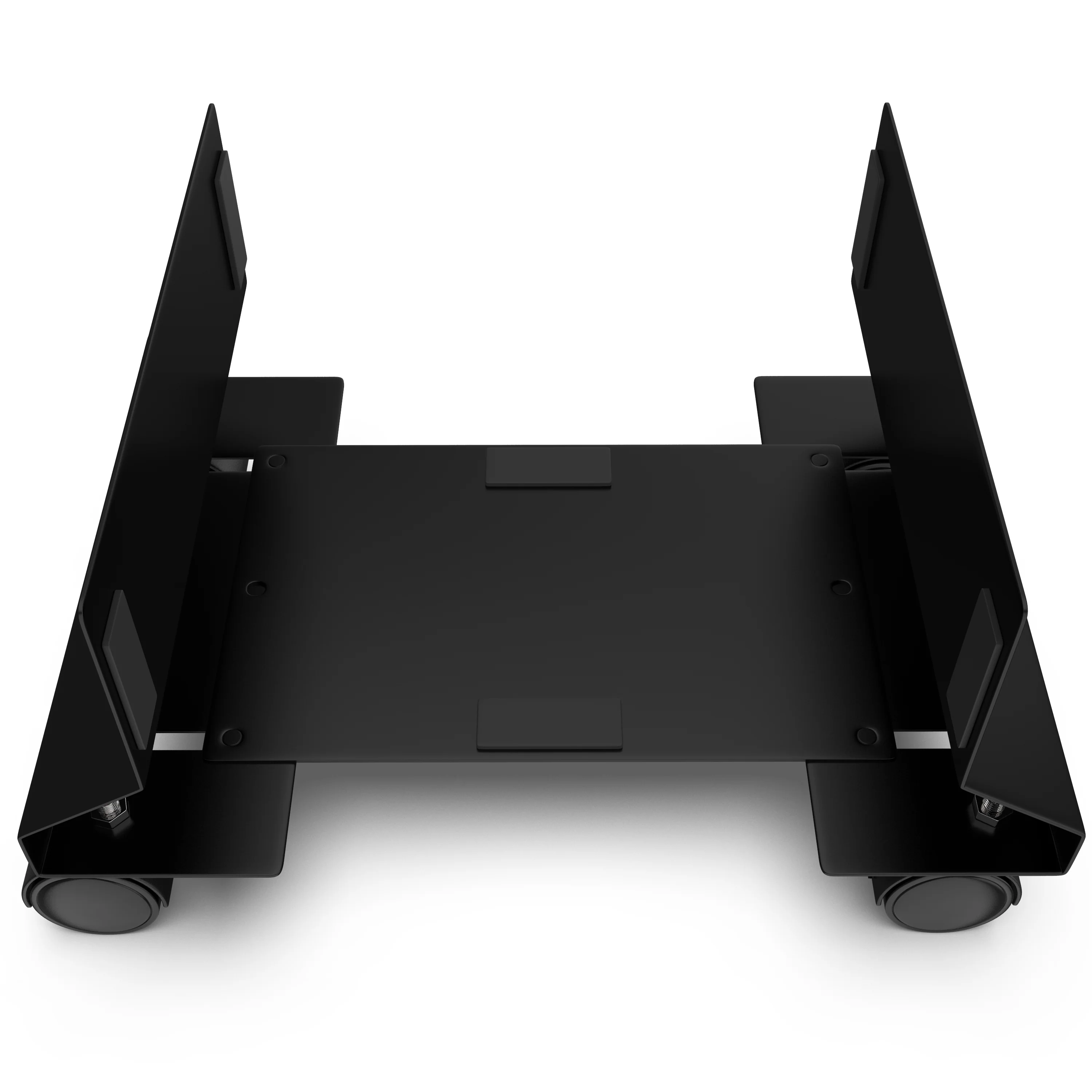 CPU Holder - Under Desk Floor Mobile Stand for Desktop Computer ATX Tower w/ Lockable Rolling Wheels - Image 4