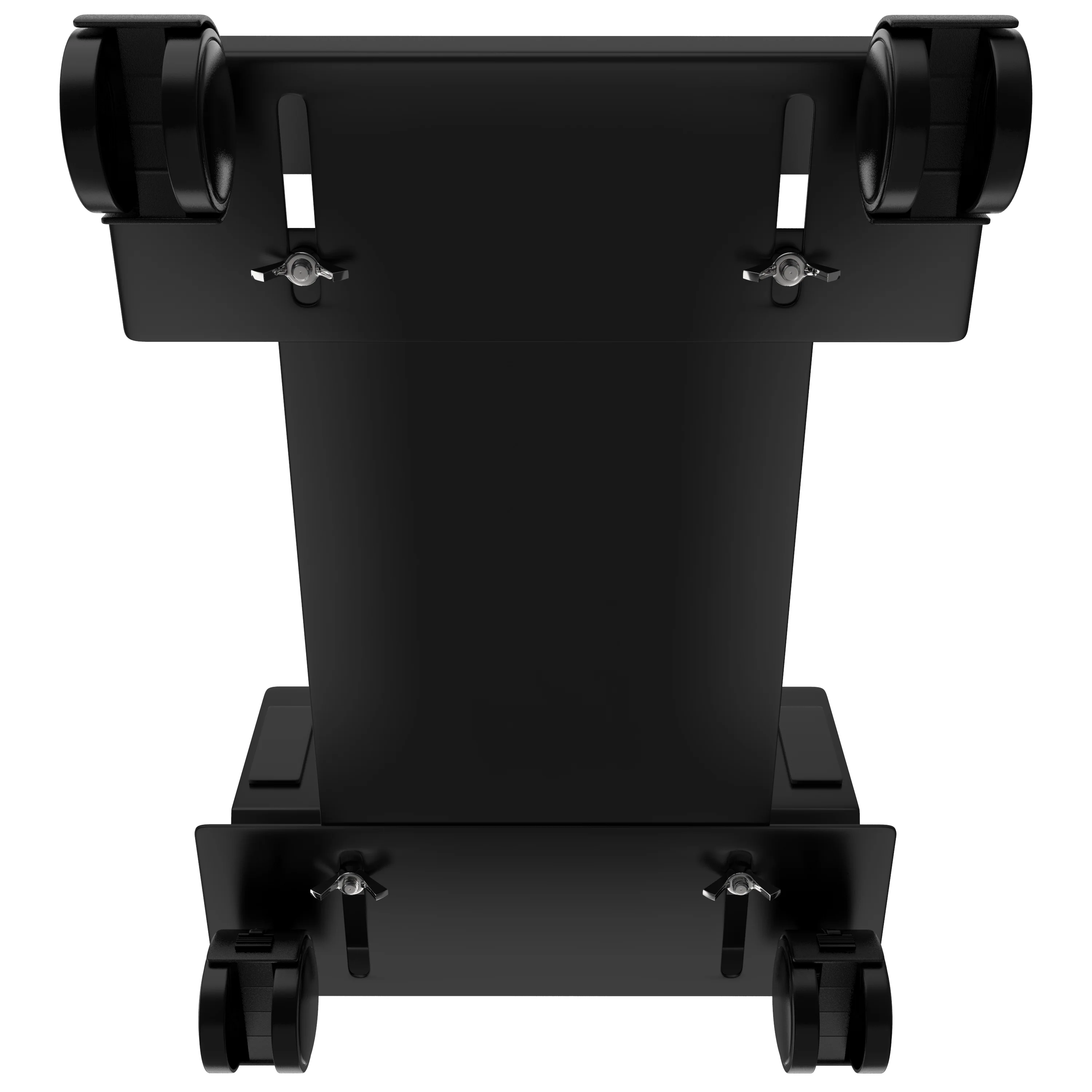 CPU Holder - Under Desk Floor Mobile Stand for Desktop Computer ATX Tower w/ Lockable Rolling Wheels - Image 5