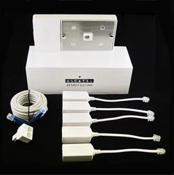 DSL Filter Kit 5 Pack Inline DSL Phone Filters & Wall Filter & Splitter & Cable - Image 7