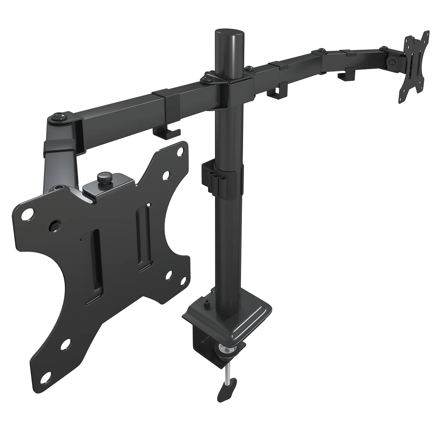 Dual Monitor Arm - Monitor Stand - Fully Adjustable Motion (Rotation/Tilt/Swivel) - Image 4