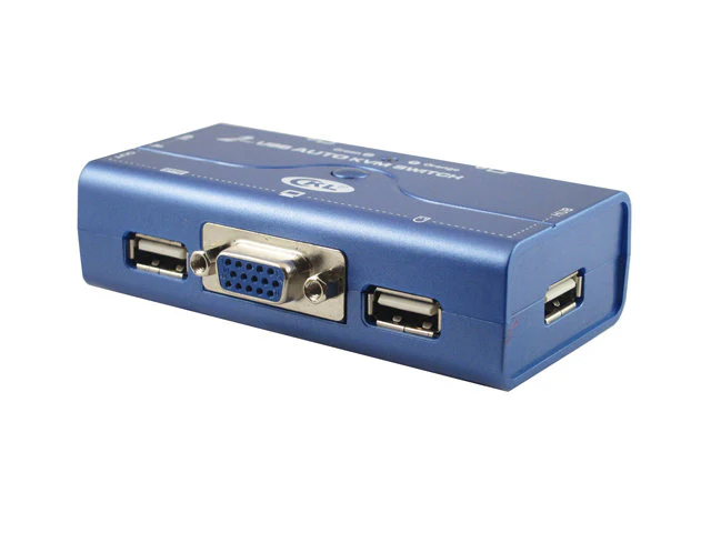 KVM Switch 2 Port Automatic Splitter w VGA/Audio/USB Cables 2048×1536 Auto Ports - Image 3