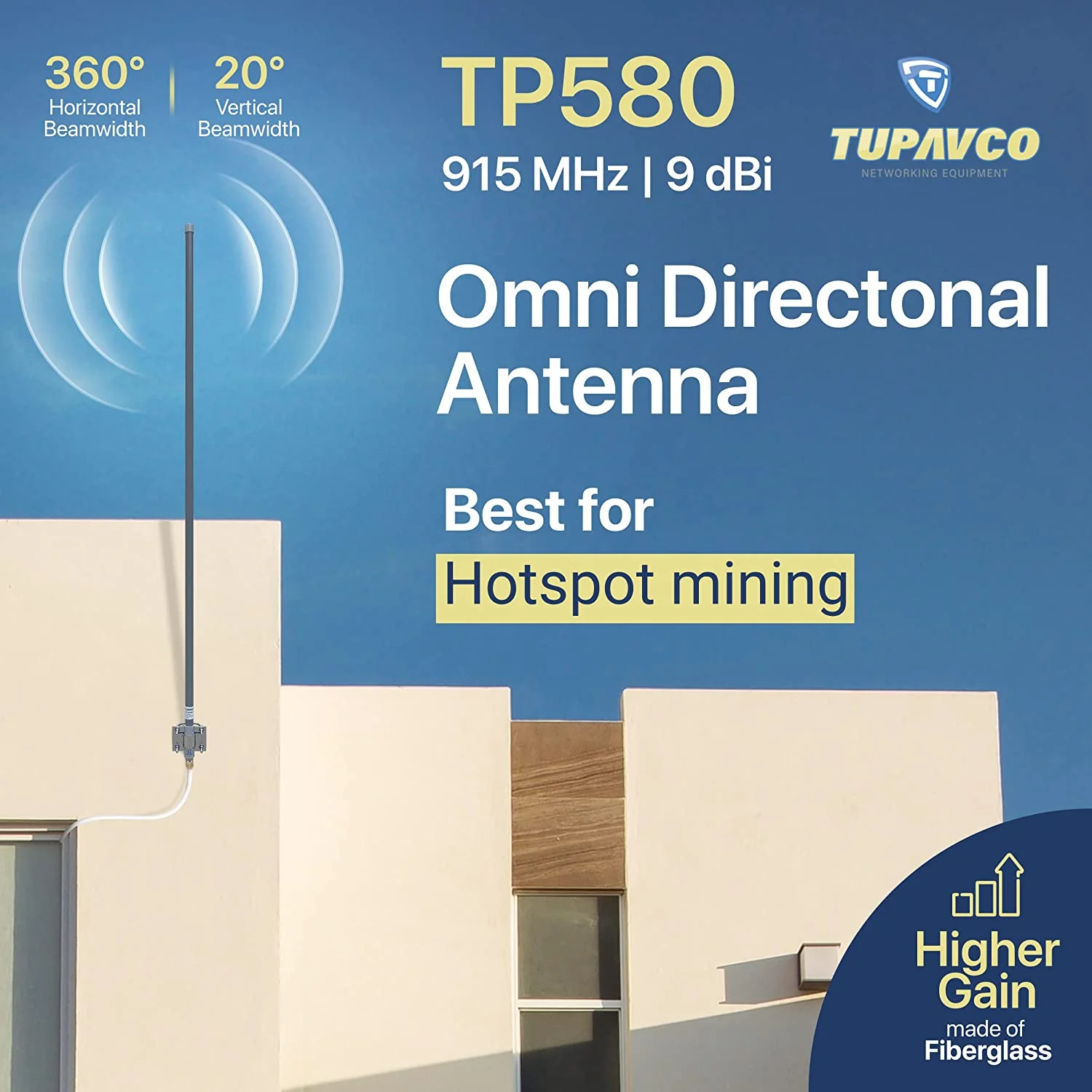 LoRa Antenna - 9dBi Omni Directional (900-930MHz) for Helium Hotspot Mining - Image 9