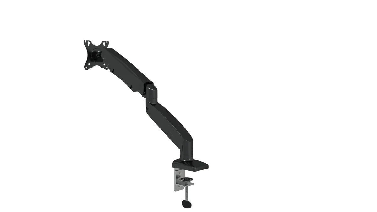 Monitor Arm - Gas Spring Single Monitor Stand - Fully Adjustable Motion (Rotation/Tilt/Swivel) - Image 3