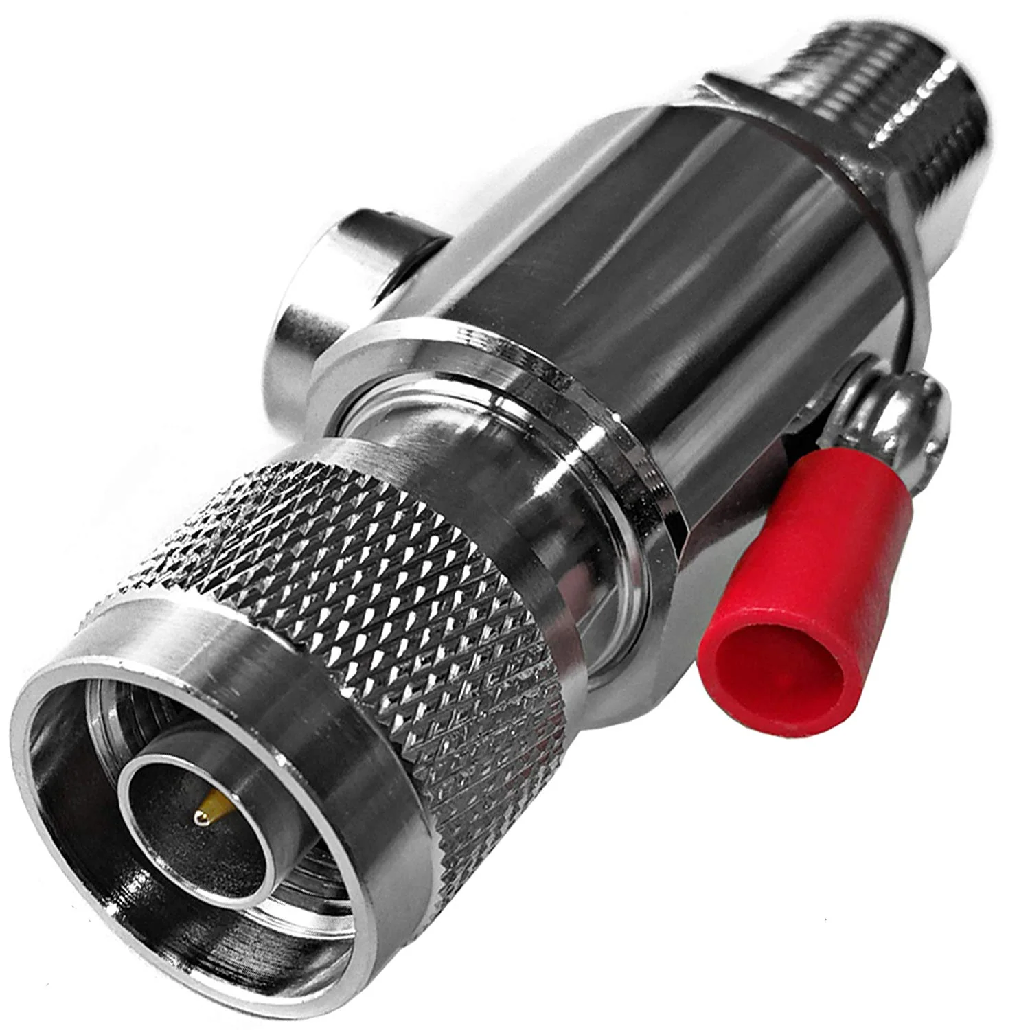 N-Male to N-Female RF Converter/Adapter with Coaxial Cable Lightning Surge Protection - Image 7