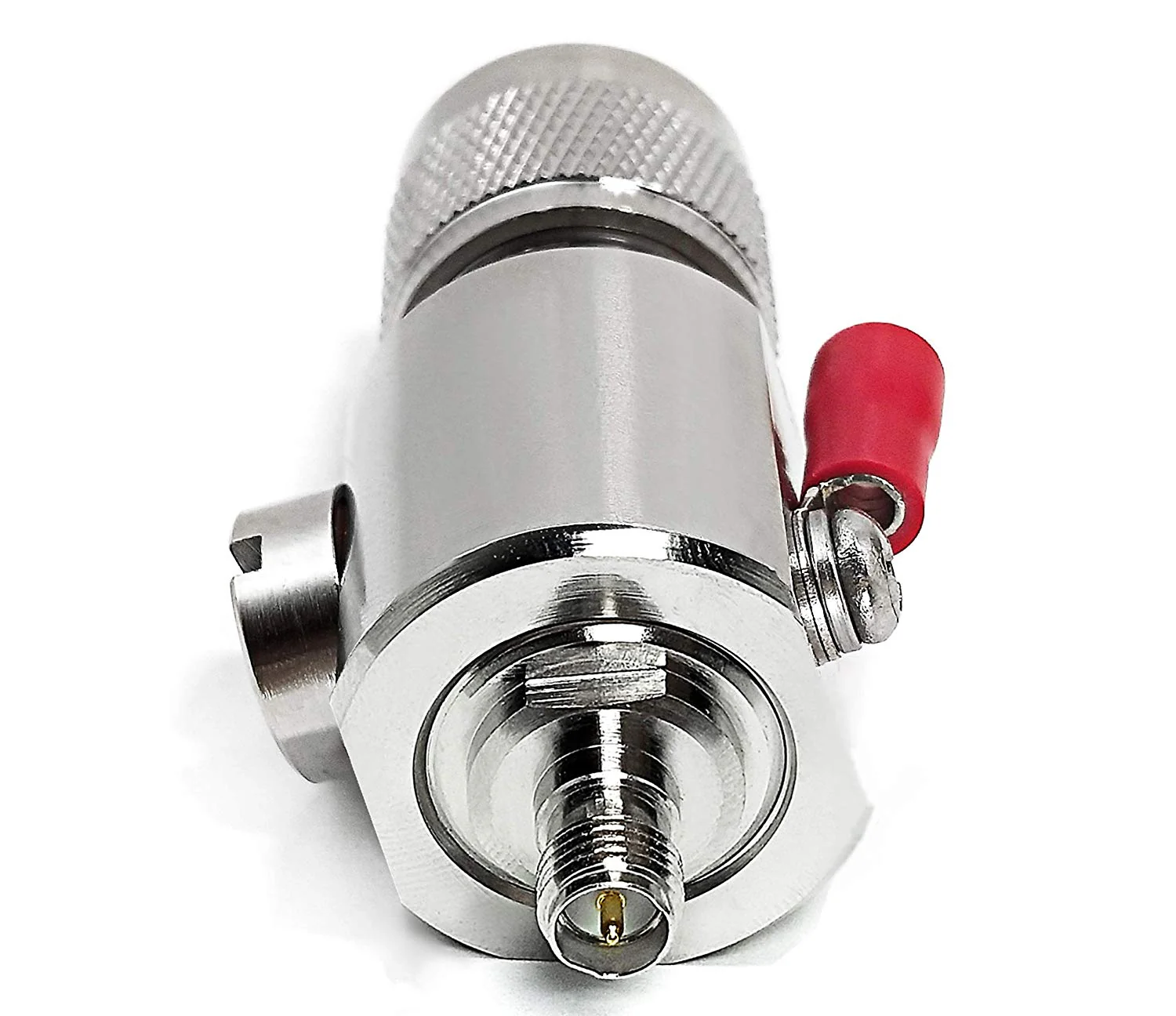 N-Male to RP-SMA Female RF Converter/Adapter with Coaxial Cable Lightning Surge Protection - Image 4