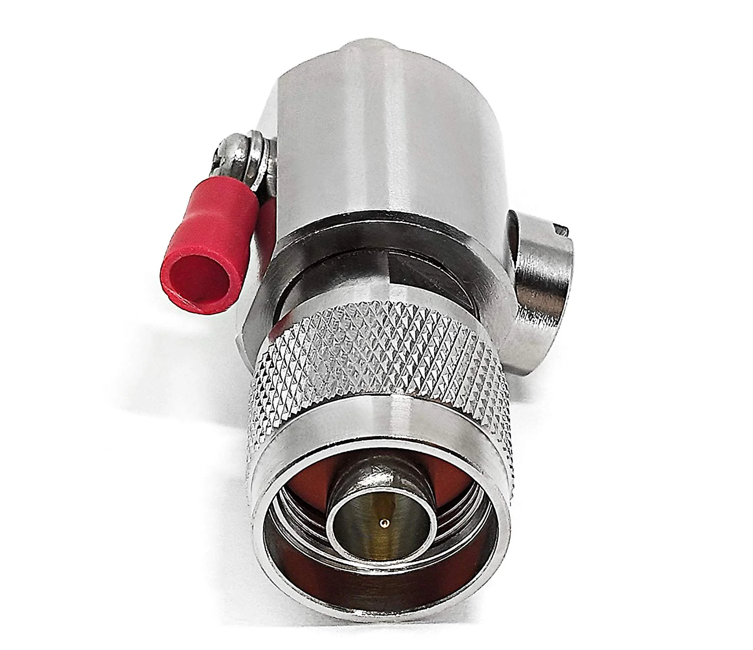 N-Male to RP-SMA Male RF Converter/Adapter with Coaxial Cable Lightning Surge Protection - Image 2