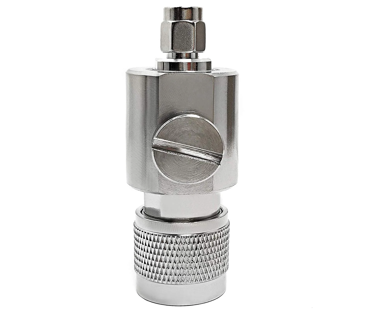N-Male to RP-SMA Male RF Converter/Adapter with Coaxial Cable Lightning Surge Protection - Image 3
