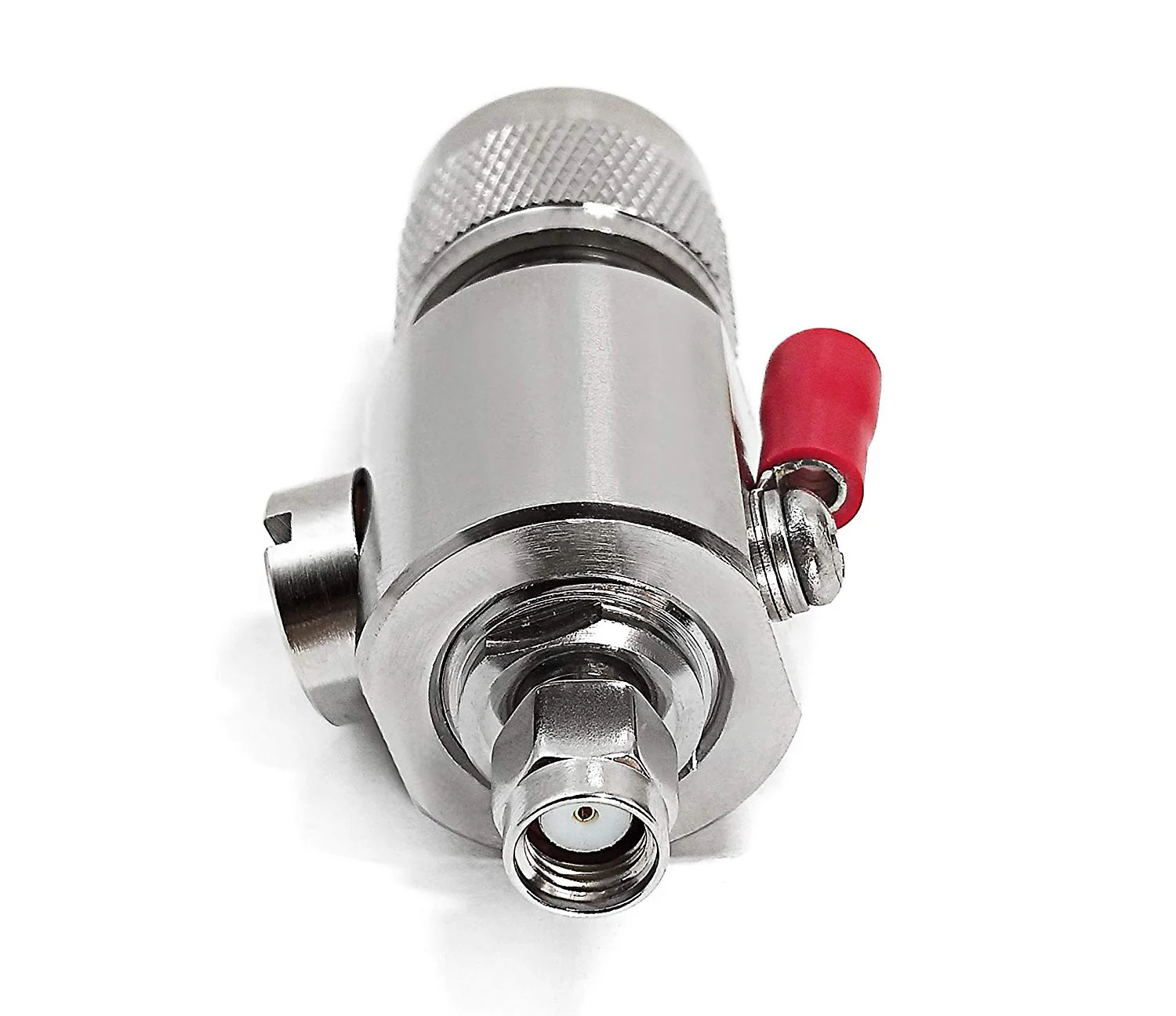 N-Male to RP-SMA Male RF Converter/Adapter with Coaxial Cable Lightning Surge Protection - Image 6