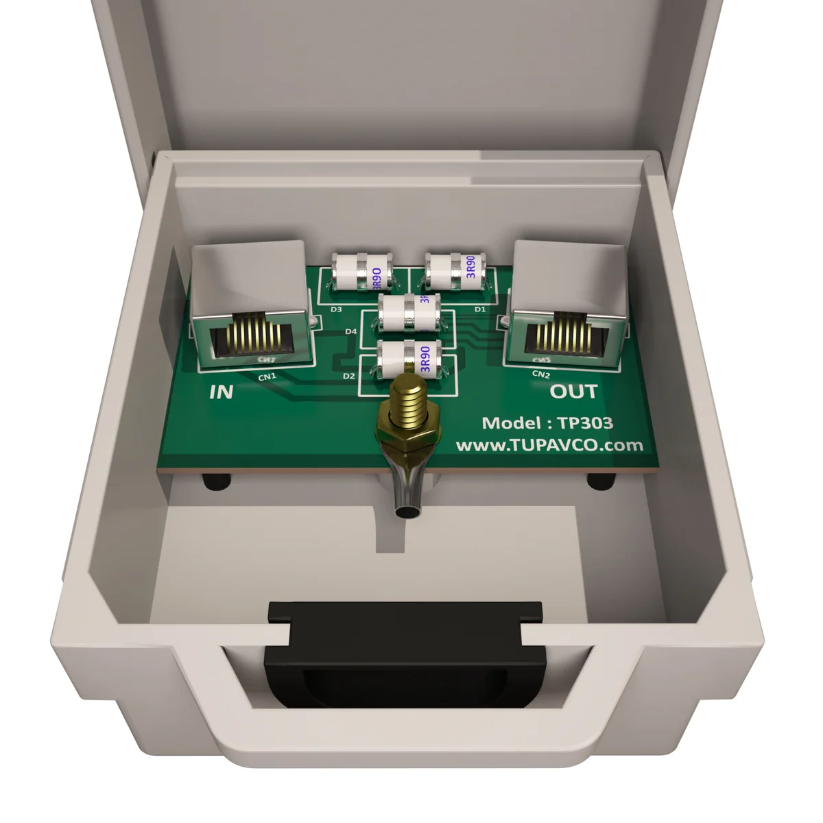 Outdoor Ethernet Thunder Lightning Surge Protector for PoE+ Gigabit 1000Mbs - LAN Network - Image 4