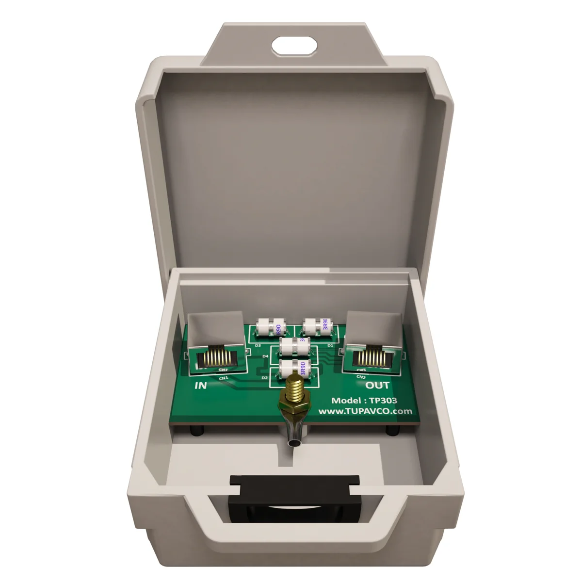 Outdoor Ethernet Thunder Lightning Surge Protector for PoE+ Gigabit 1000Mbs (10 Pack) - Image 2