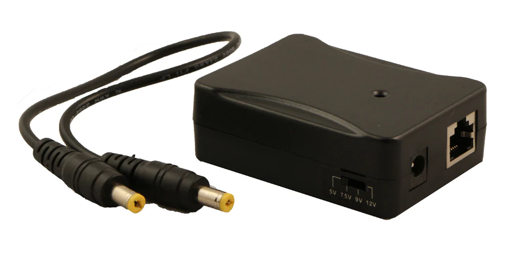 PoE Splitter for Gigabit Networks 10W Adjustable Voltage 5V 7.5V 9V 12V - Image 3