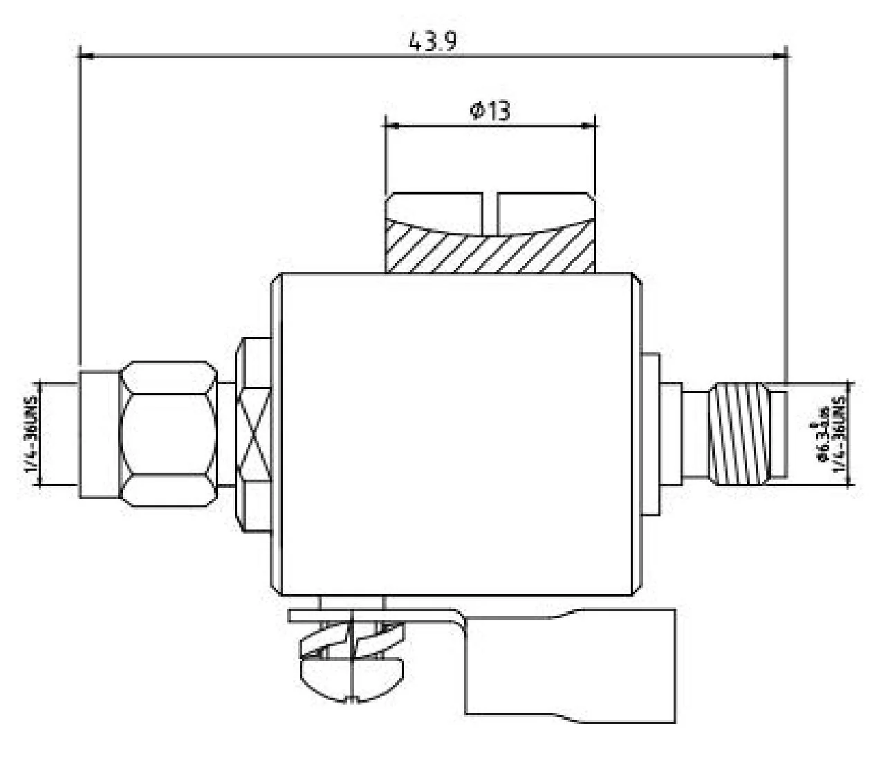RP-SMA Male to RP-SMA Female RF Converter/Adapter with Coaxial Cable Lightning Surge Protection - Image 7