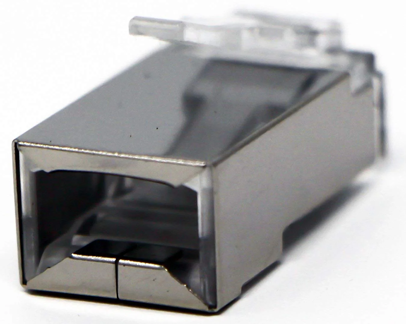 Shielded RJ45 CAT5 CAT5E Crimp Connector (100 Pack Bag) 8P8C STP Ethernet Network Cable Plug - Image 3