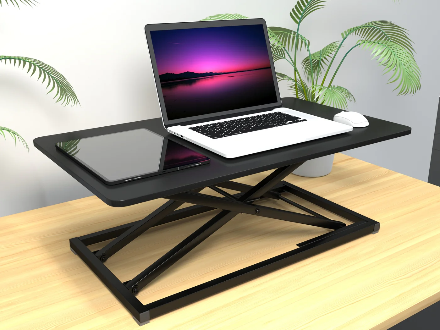 Standing Desk Converter - Tabletop Riser 31"x17" - Laptop/Monitor/Workspace Rising Platform - Image 7