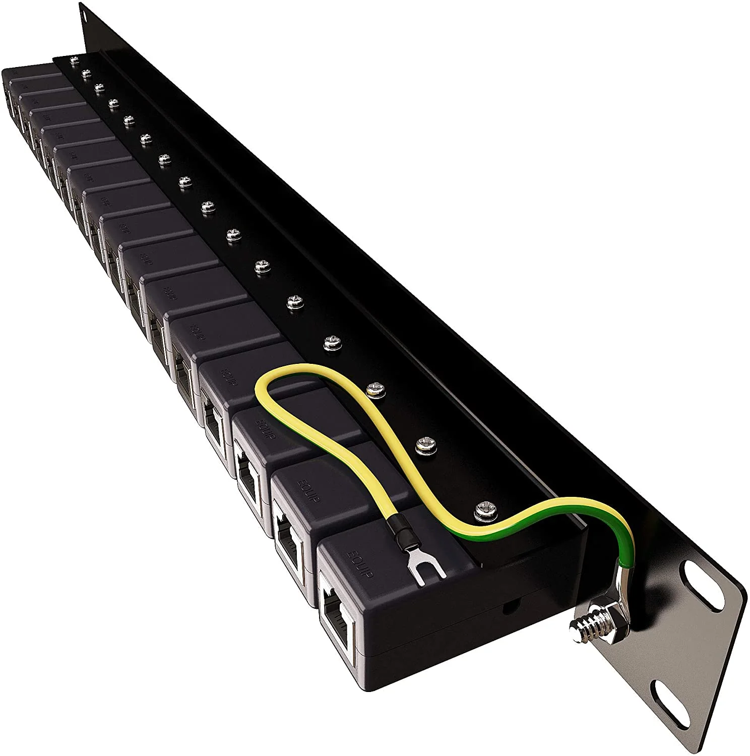 Server Rack Rail 1U 19" (Front Mount) 16 Screw Slots Capacity for Network Cabinet - Image 4