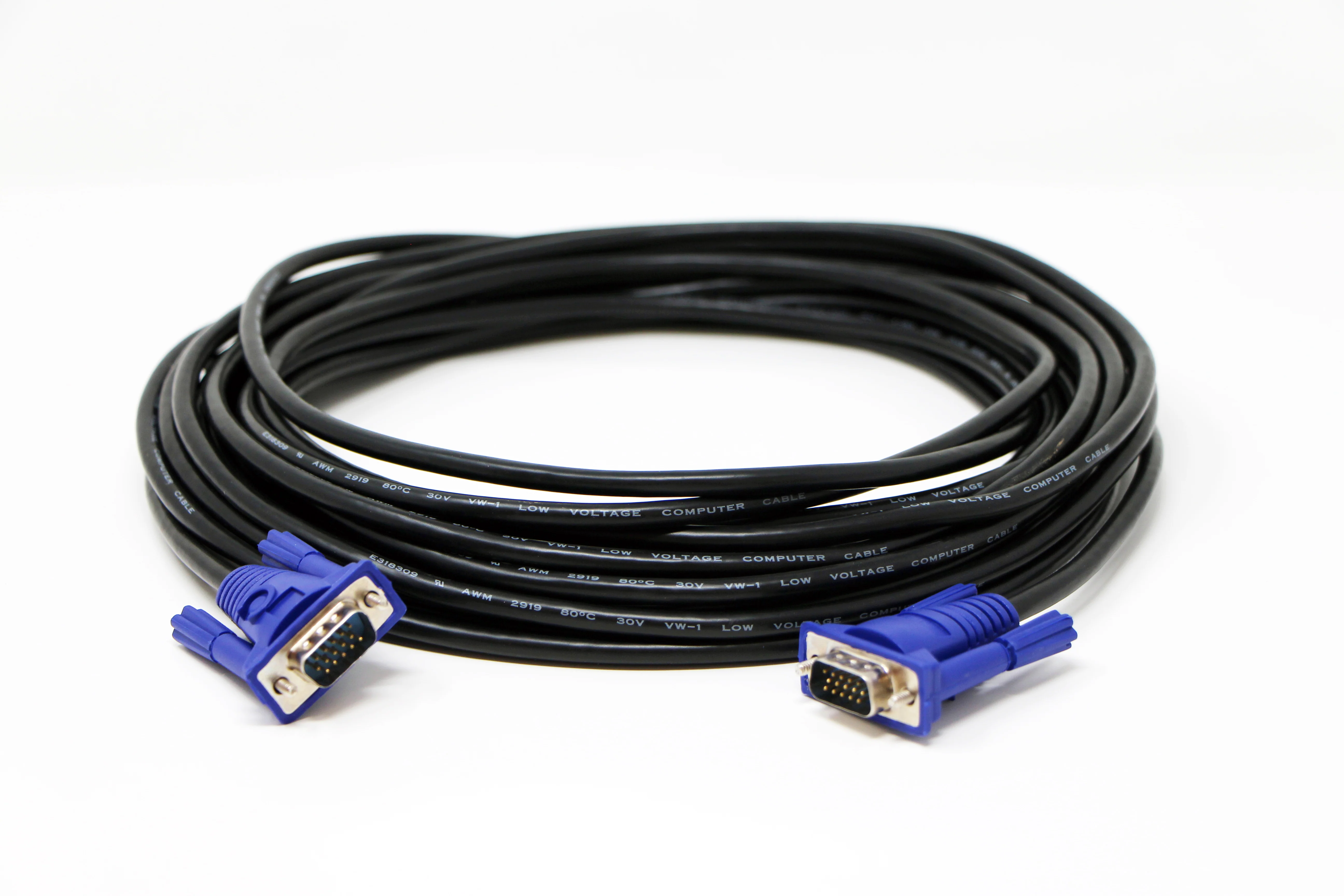 VGA Cable 100ft - Computer / Monitor / Projector / PC / TV Cord 15 PIN, 100 Feet Long Video Cord - Image 3