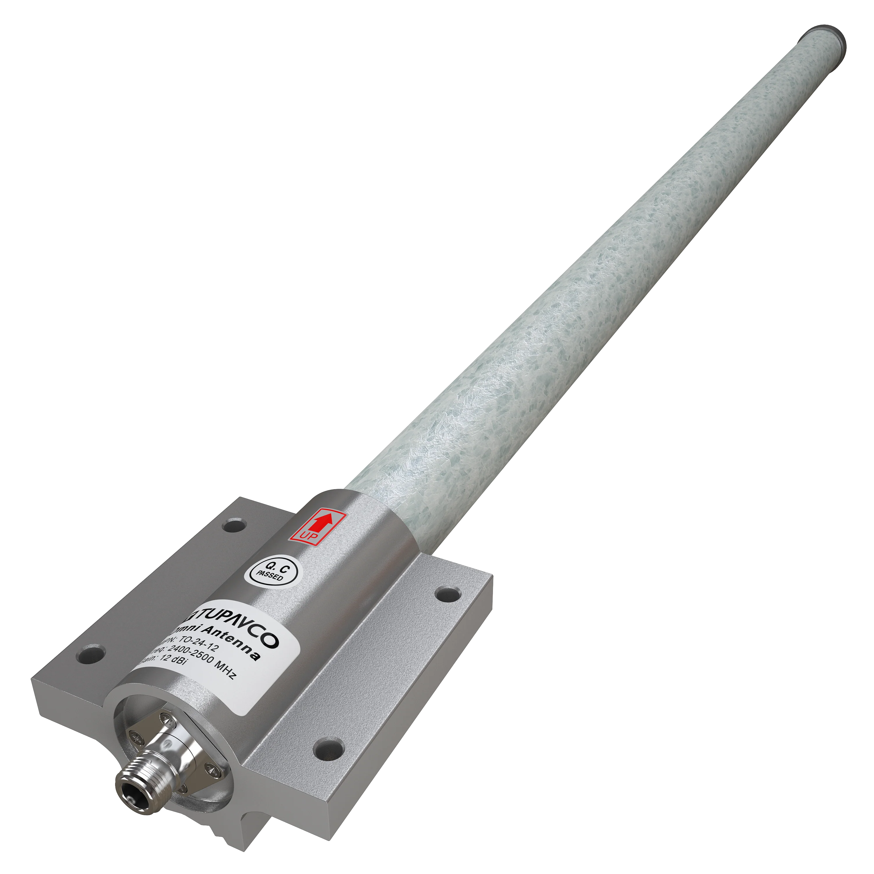 WiFi Outdoor Omni Antenna High Gain 12dBi 2.4Ghz Weatherproof Network Extender Roof Signal Amplifier