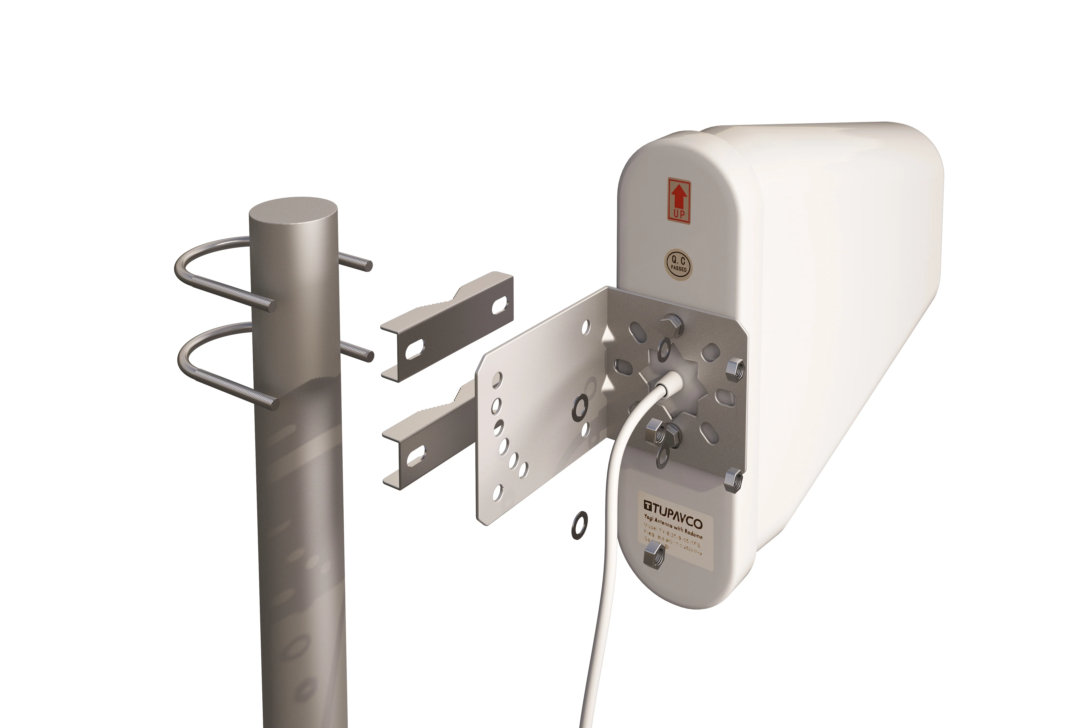 Yagi Directional Antenna 3G/4G/LTE 9dBi 800MHz-960MHz and 1.7-2.5GHz SMA Male cable to TS-9 adapter - Image 5