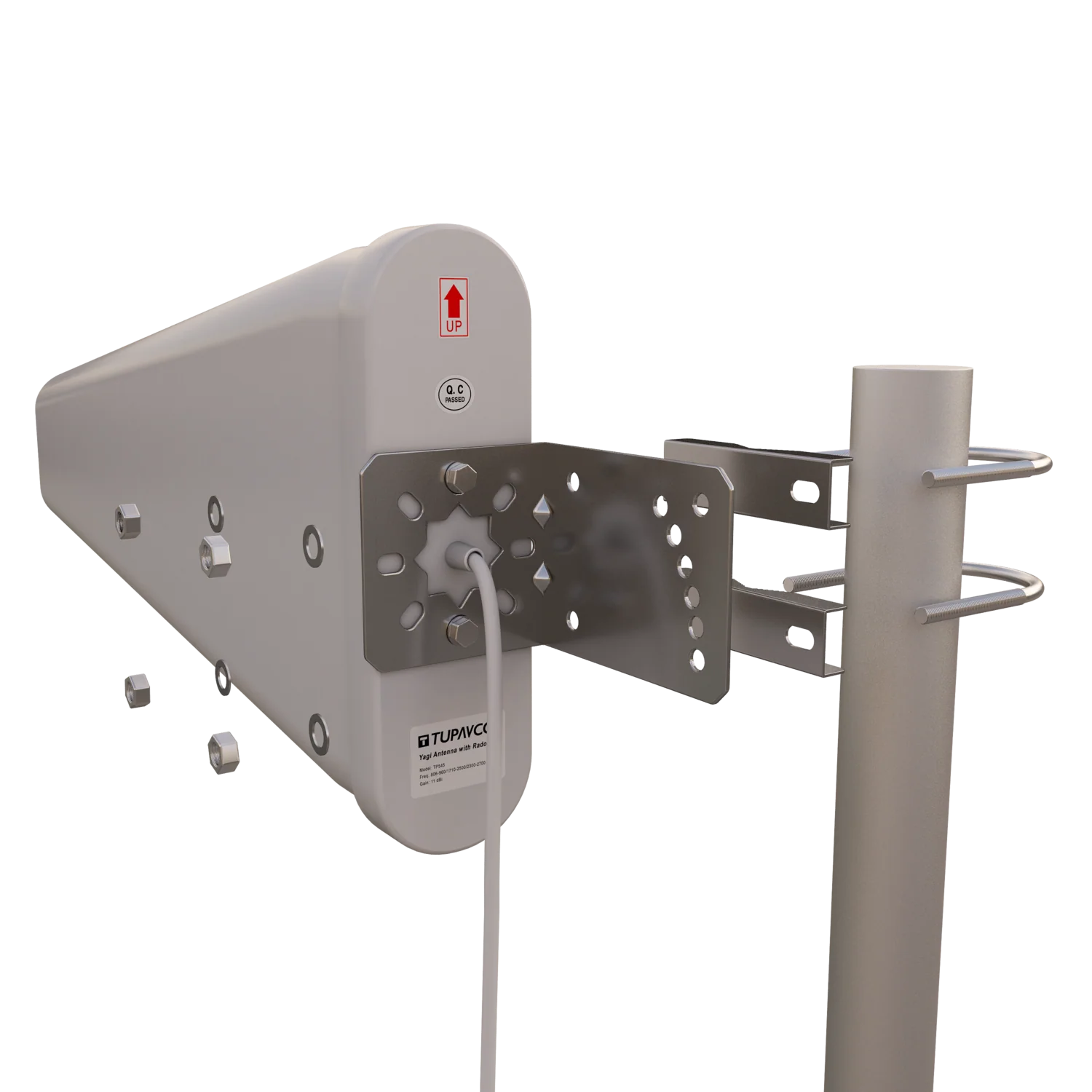Yagi Directional Roof Antenna 3G/4G/LTE Wide Band 11dBi 698MHz to 2.7GHz Cell Phone Signal Booster - Image 8